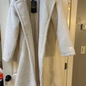 Fabletics Cream Teddy Jacket
